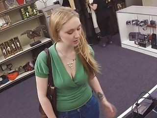 Banging at the pawnshop in exchange of the pearl necklacer