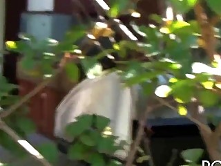 Teen plays with a cock
