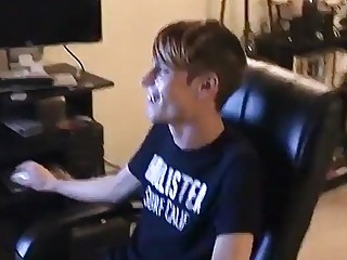 Gothic teen gay Jared is jumpy about his first time jerking off on