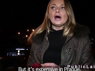 Russian amateur banged loud in public