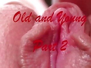 Old and young Chinese couple have steamy sex in bed
