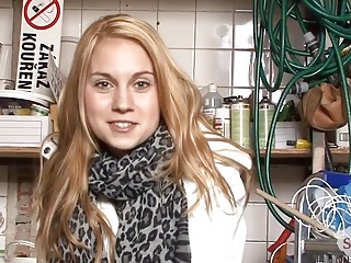 Mouth-watering Czech girl gets in the wildest bukkake show ever