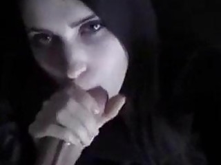 Good looking Polish woman swallows hard rod like a pro