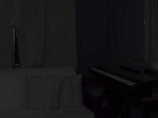 Stepsister will help her brother cum after exercising 