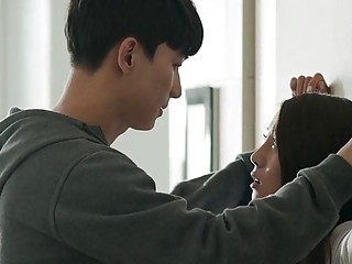 Passionate Asian couple fucking without mercy
