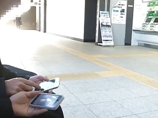 Asian beauty gets poked on the train and her room