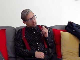 Pissing and panty sniffing gets girls horny