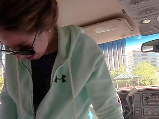 Quickie in a car