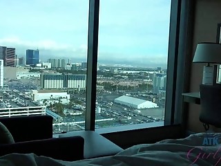 HANNAH HAYS loves giving footjob and blowjob before getting fucked