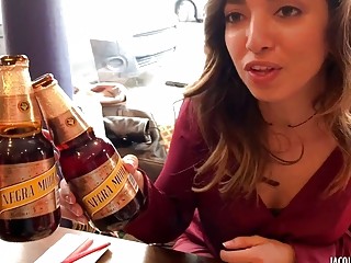 Gorgeous babe adores blowjob and rough anal fuck in stockings