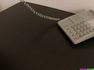 Slim Asian girl fucks and passes audition for a striper